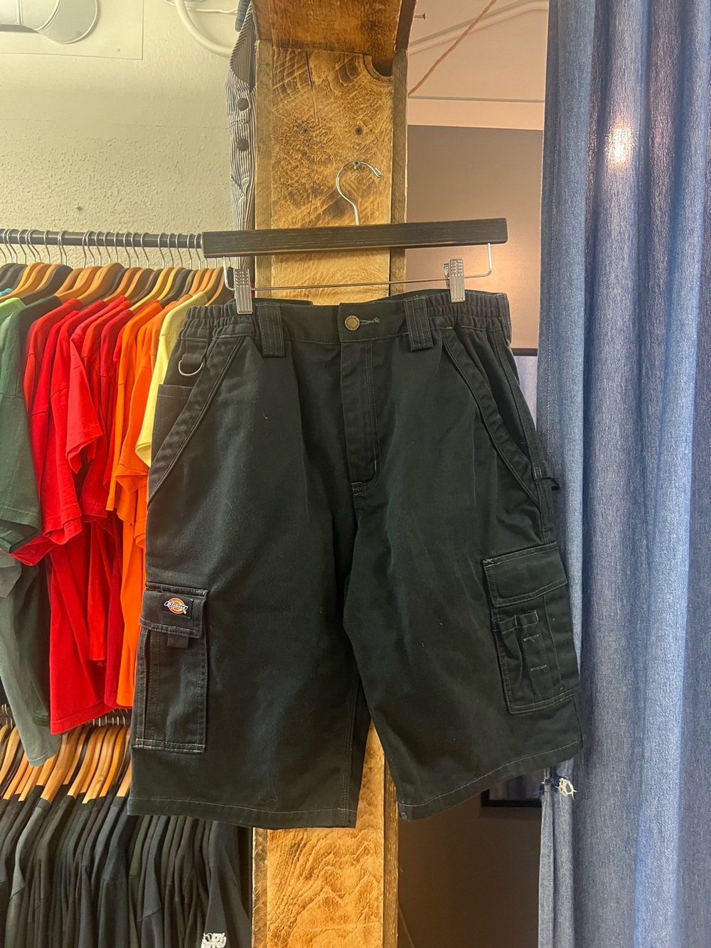 Vintage Dickies Black Men's Cargo Shorts
